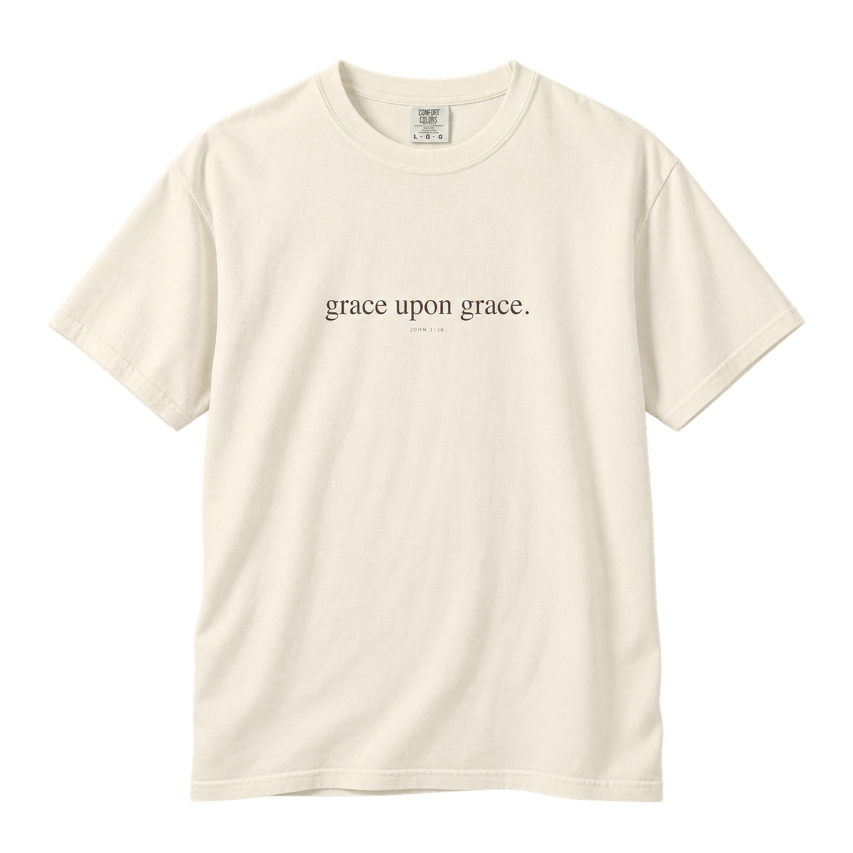Still His tee — transparent front product mockup